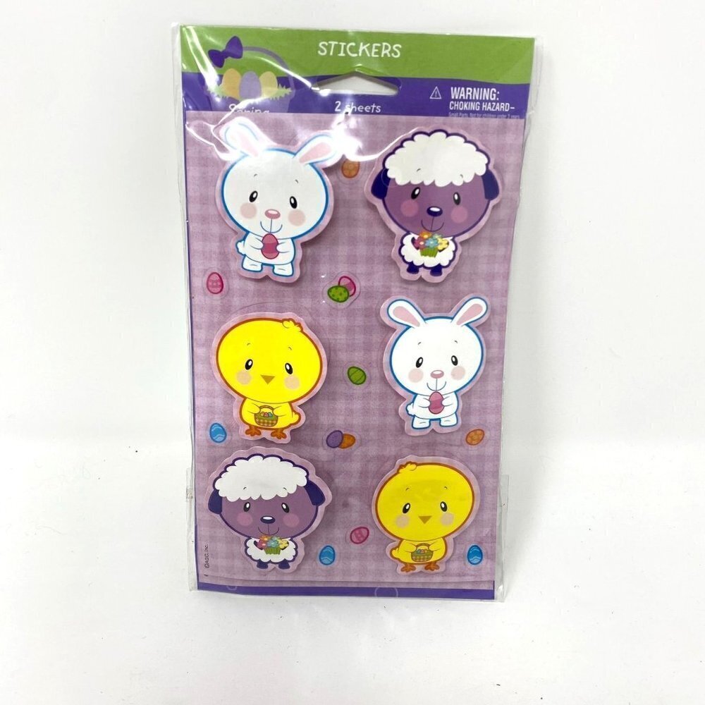American Greetings Easter Spring Stickers 2 Sheets Crafts Decor Movement